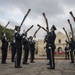 U.S. Air Force Honor Guard Drill Team performs in San Antonio
