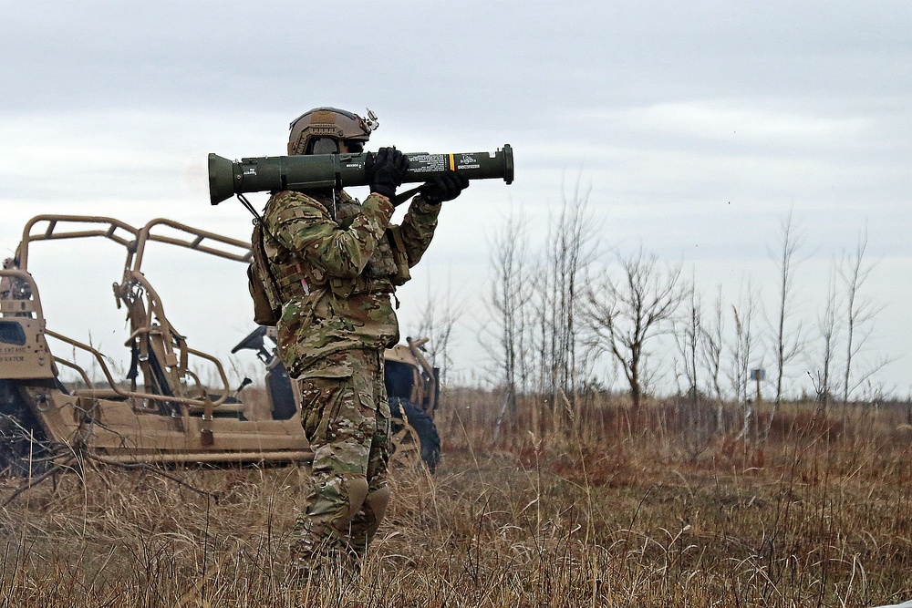 Hanging mortars with allied special operations soldiers