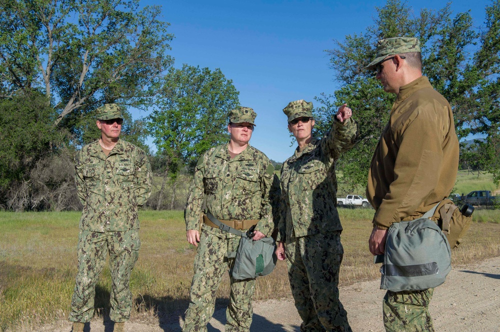 Deputy Chief of Civil Engineers Visits NMCB 18’s Field Training Exercise