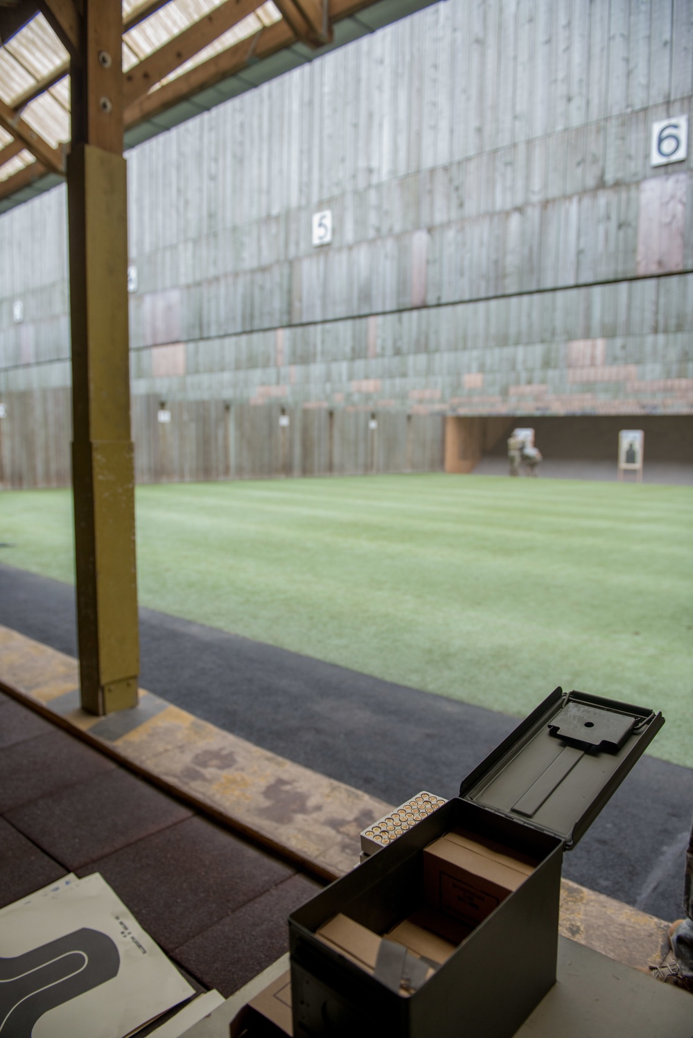 A co AFNORTH Bn Soldiers Qualify with M9 Pistols at a Dutch Range