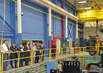 Japanese delegation from Ground Systems Research Center visits TARDEC