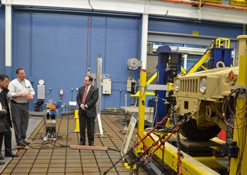 Japanese delegation from Ground Systems Research Center visits TARDEC