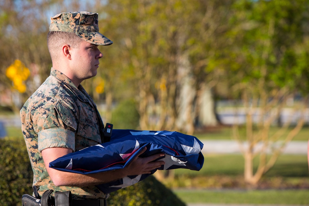 Camp Lejeune Morning Colors