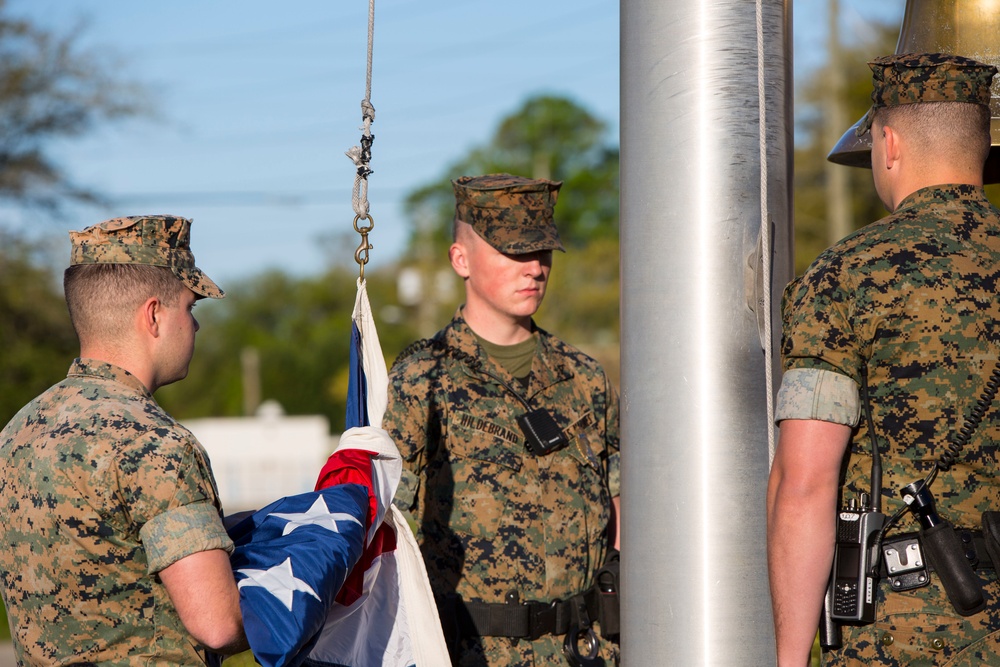 Camp Lejeune Morning Colors