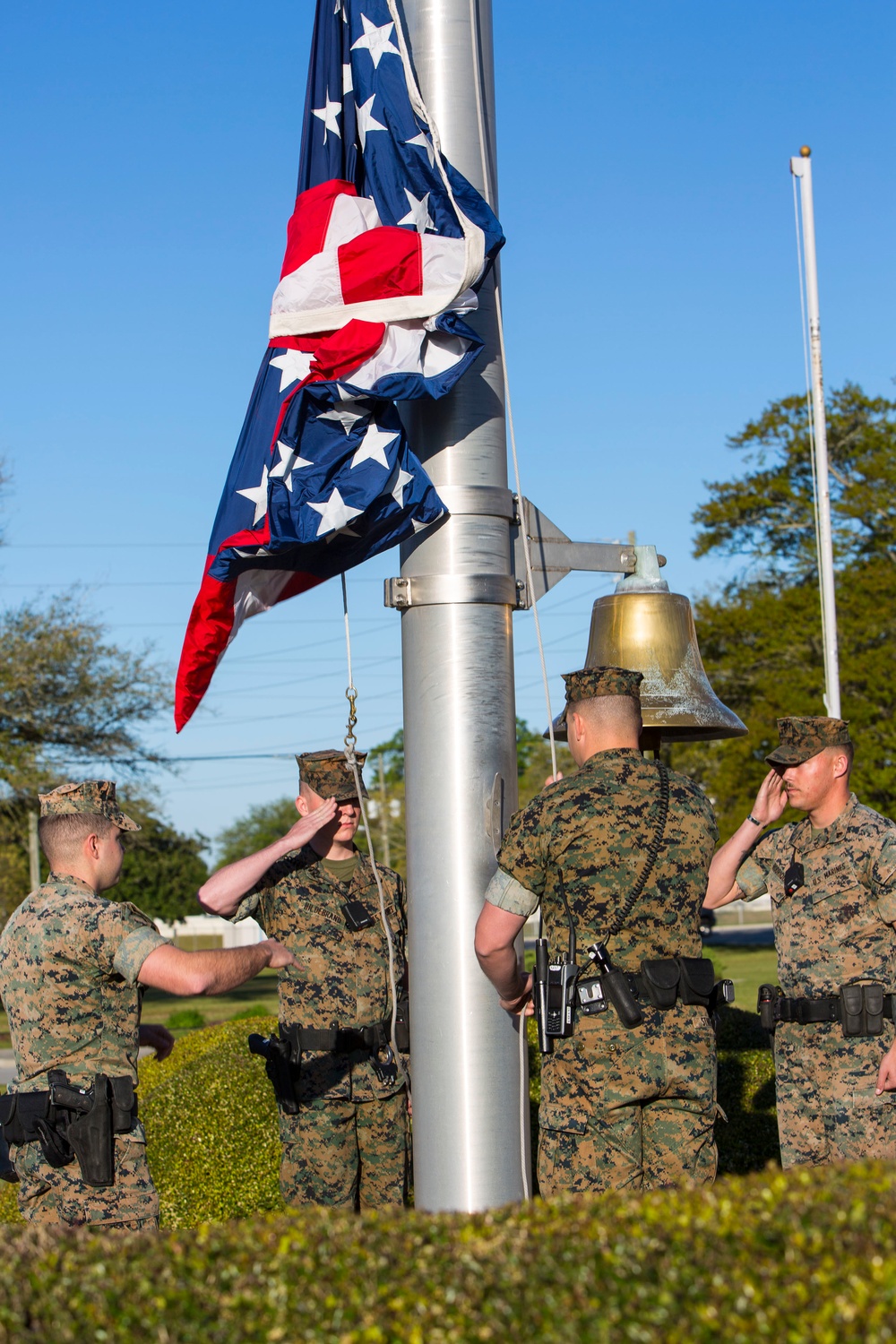 Camp Lejeune Morning Colors