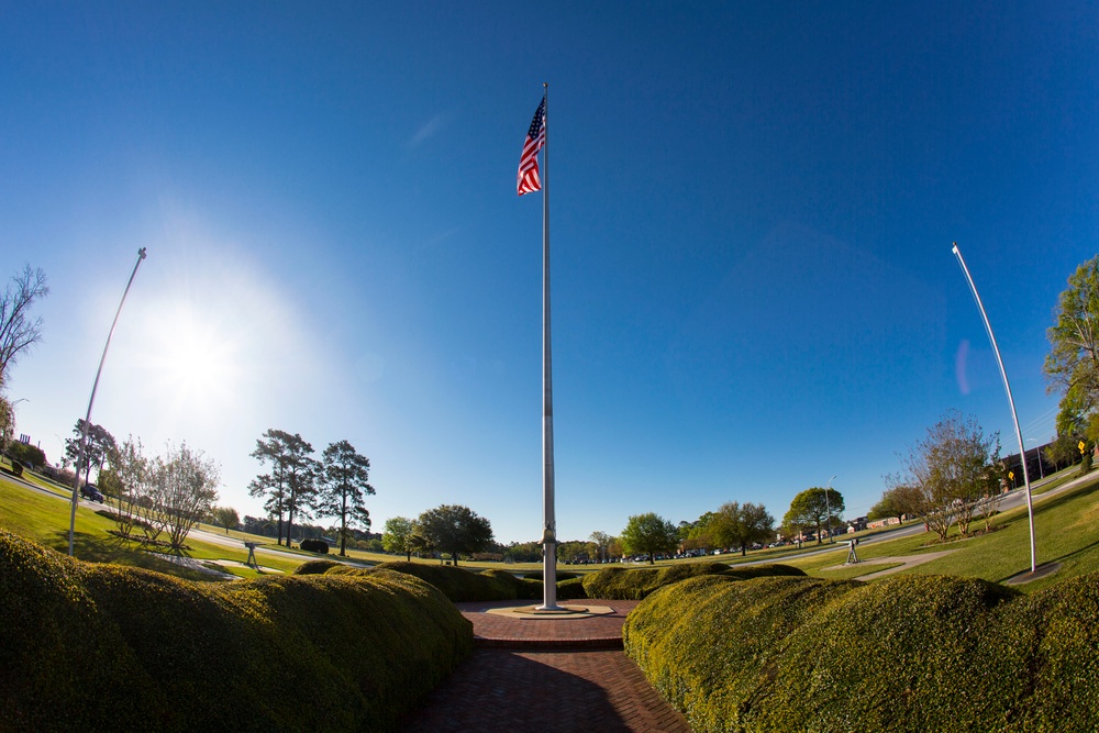 Camp Lejeune Morning Colors