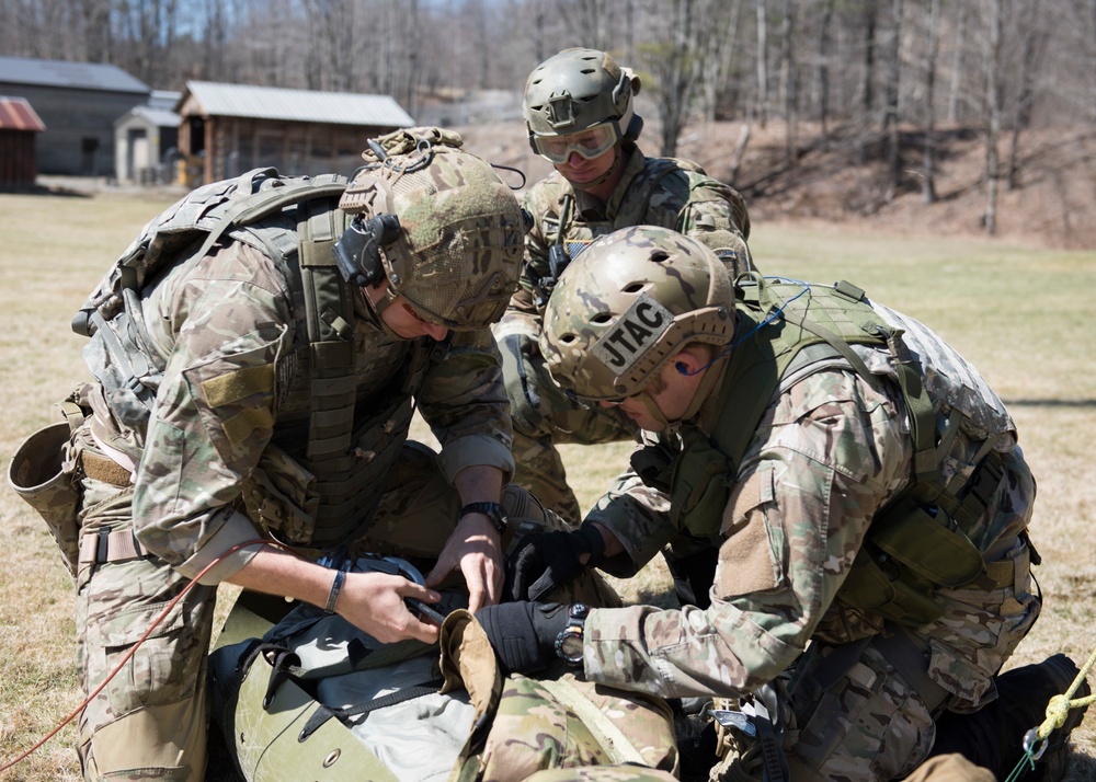 Soldiers Prepare Casualty for Evacuation