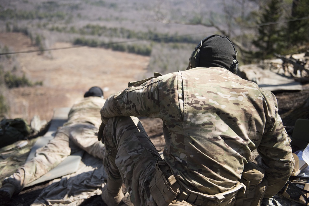 Sniper Qualifies at High-Angle Range