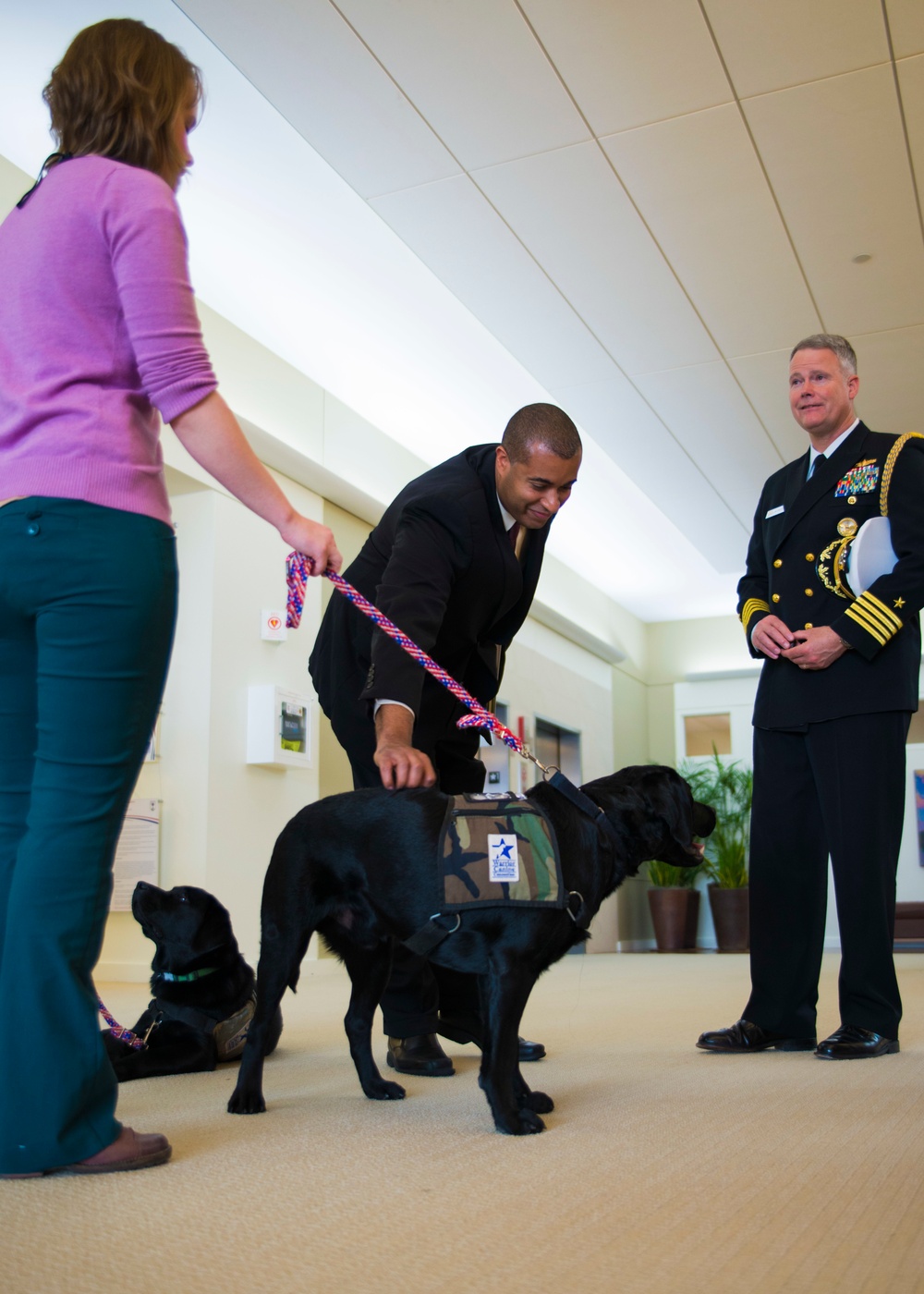 Assist. Sec. of the Navy Franklin R. Parker visits NICoE