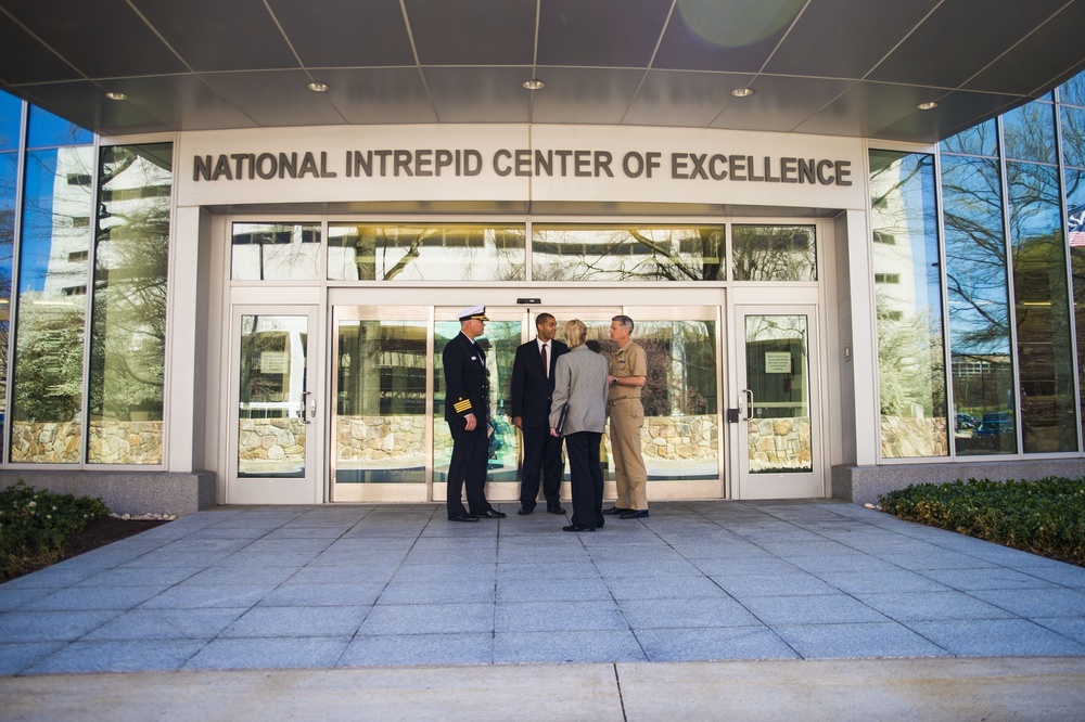 Assist. Sec. of the Navy Franklin R. Parker visits NICoE