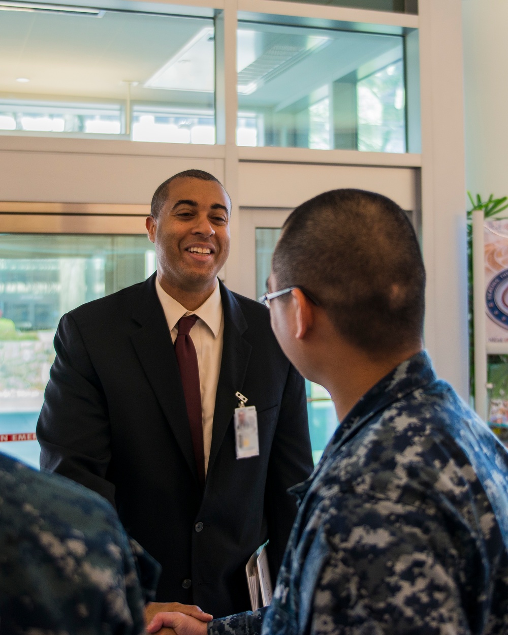 Assist. Sec. of the Navy Franklin R. Parker visits NICoE