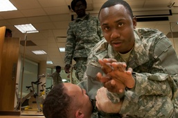 Learning to teach others to fight