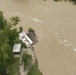 Coast Guard footage of Air Station Houston helicopter aircrew conducting overflight assessment for flooding in southeast, Texas