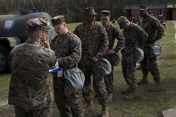 Marines complete annual gas chamber training