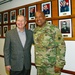 Lt. Gen. (Ret.) Edwin P. Smith visits at Caserma Ederle in Vicenza, Italy