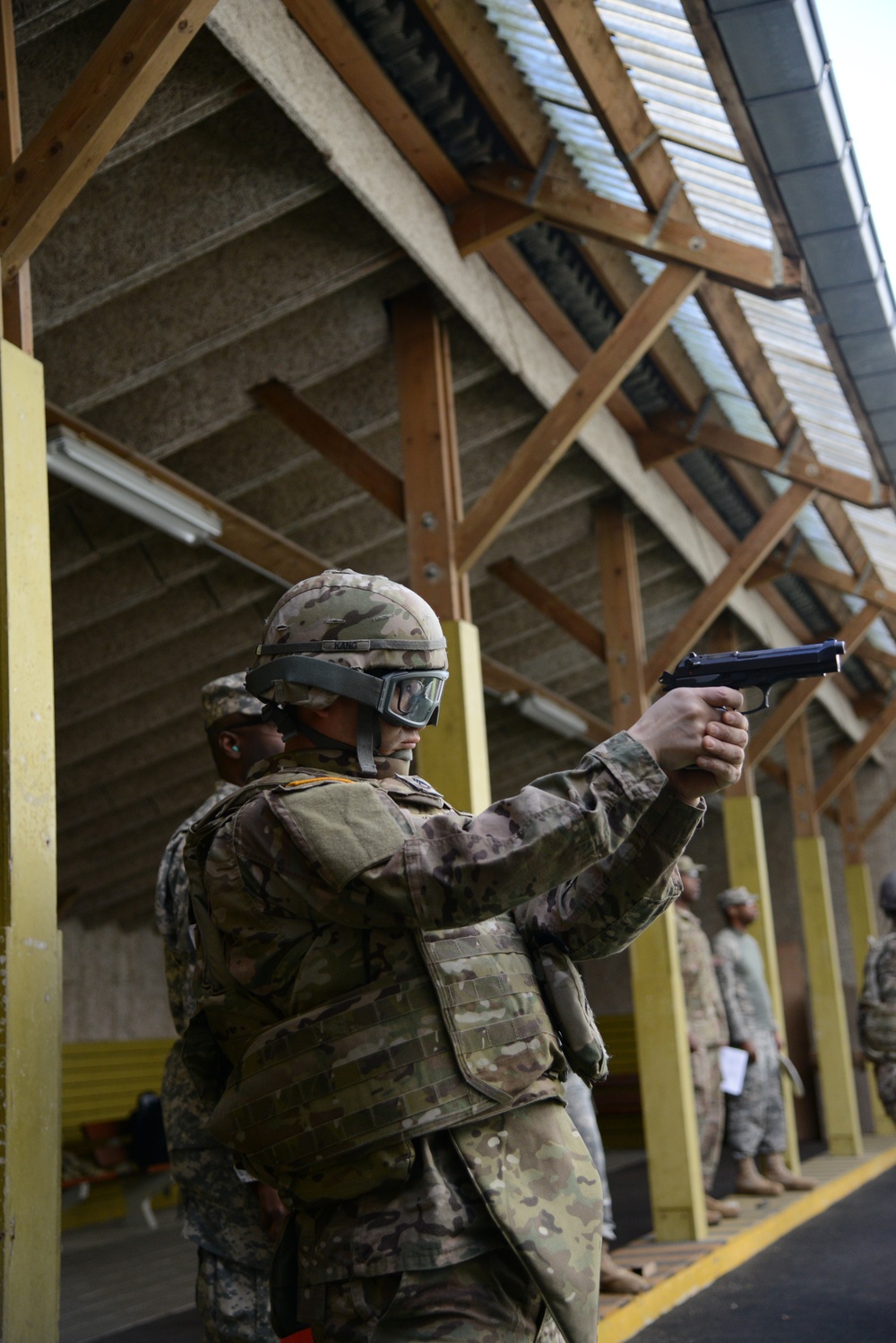 AFNORTH Battalion 9 mm pistol qualification
