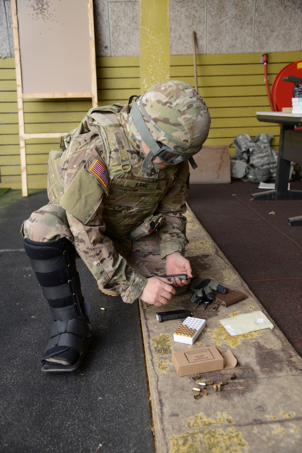 AFNORTH Battalion 9 mm pistol qualification