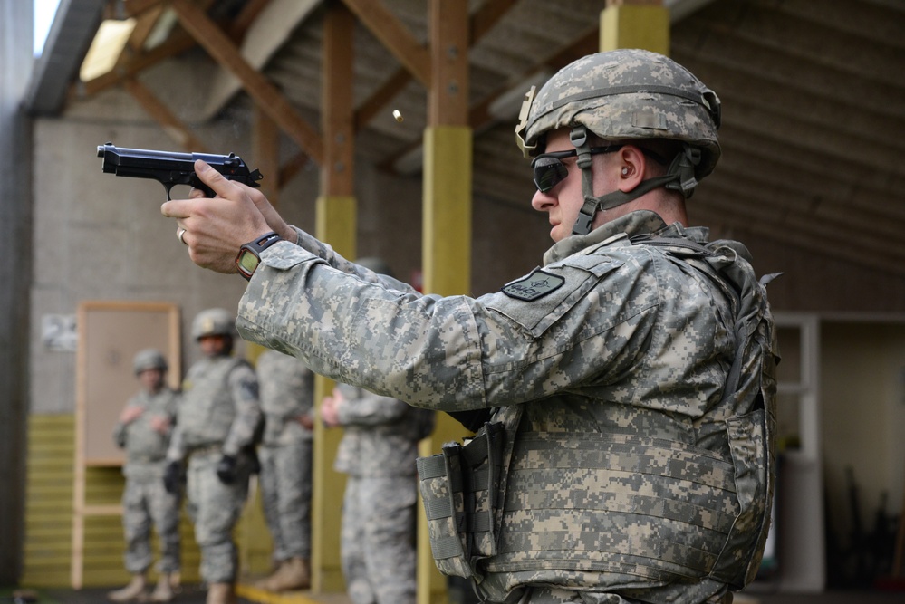AFNORTH Battalion 9 mm pistol qualification