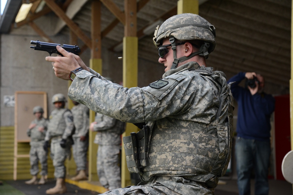 AFNORTH Battalion 9 mm pistol qualification