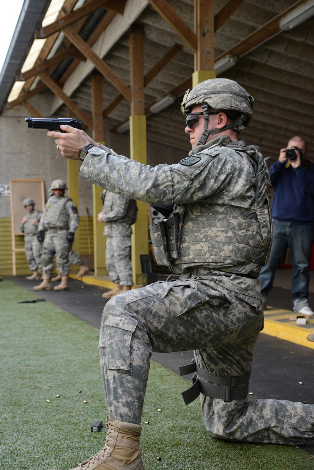 AFNORTH Battalion 9 mm pistol qualification