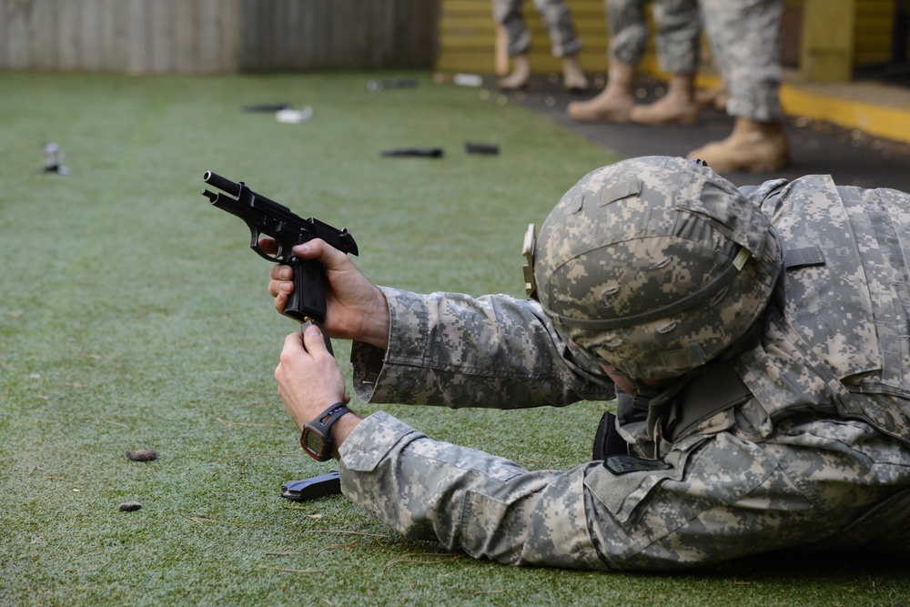 AFNORTH Battalion 9 mm pistol qualification