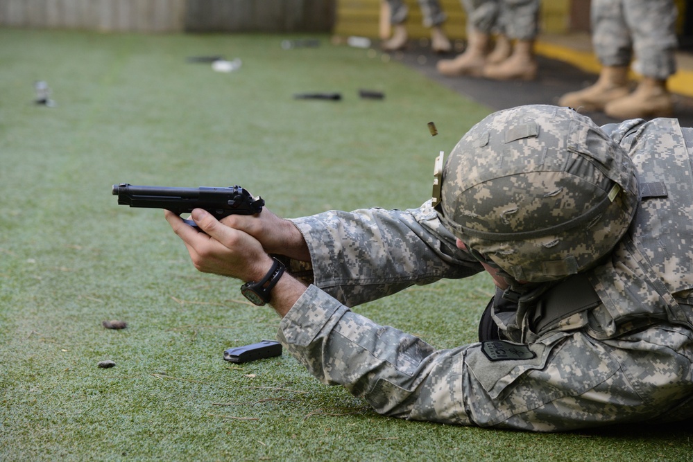 AFNORTH Battalion 9 mm pistol qualification