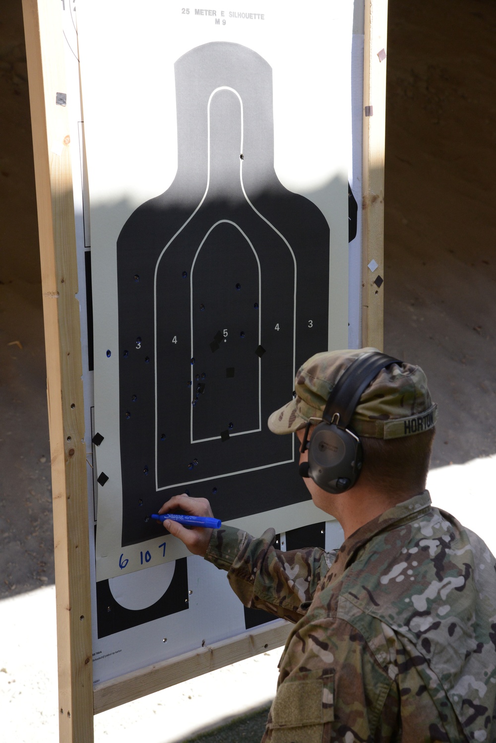 AFNORTH Battalion 9 mm pistol qualification
