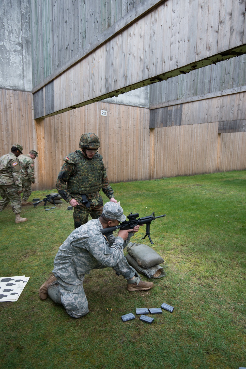 First Allied M4 qualification on Dutch range