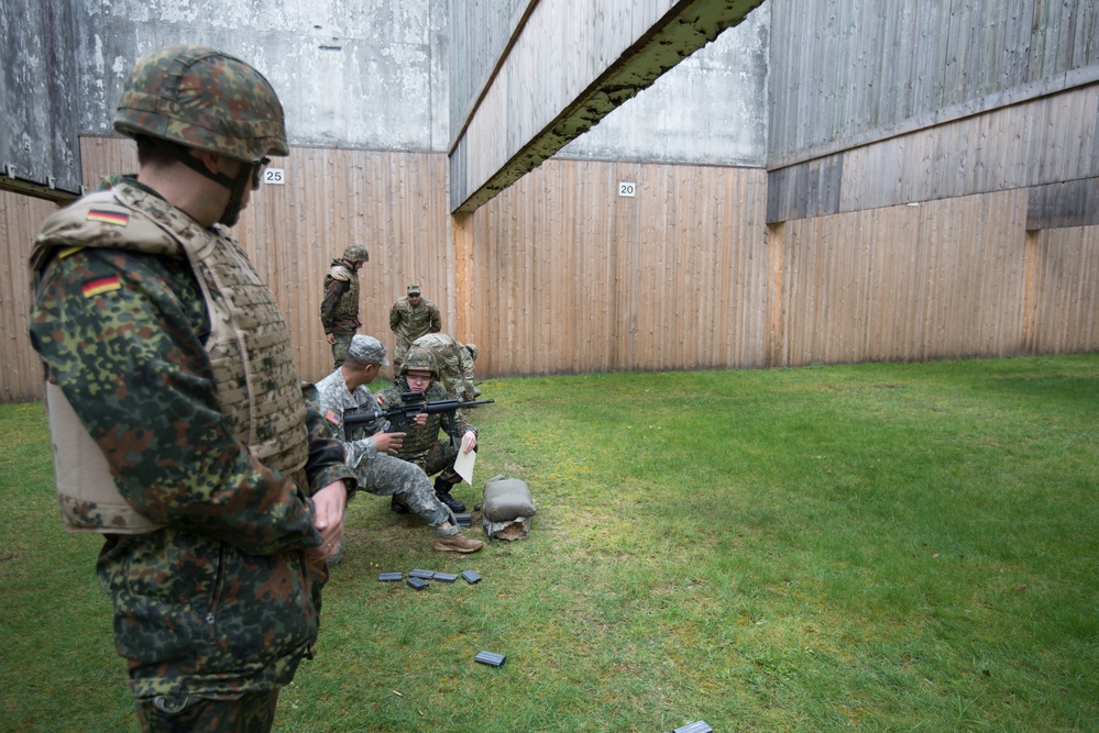 First Allied M4 qualification on Dutch range