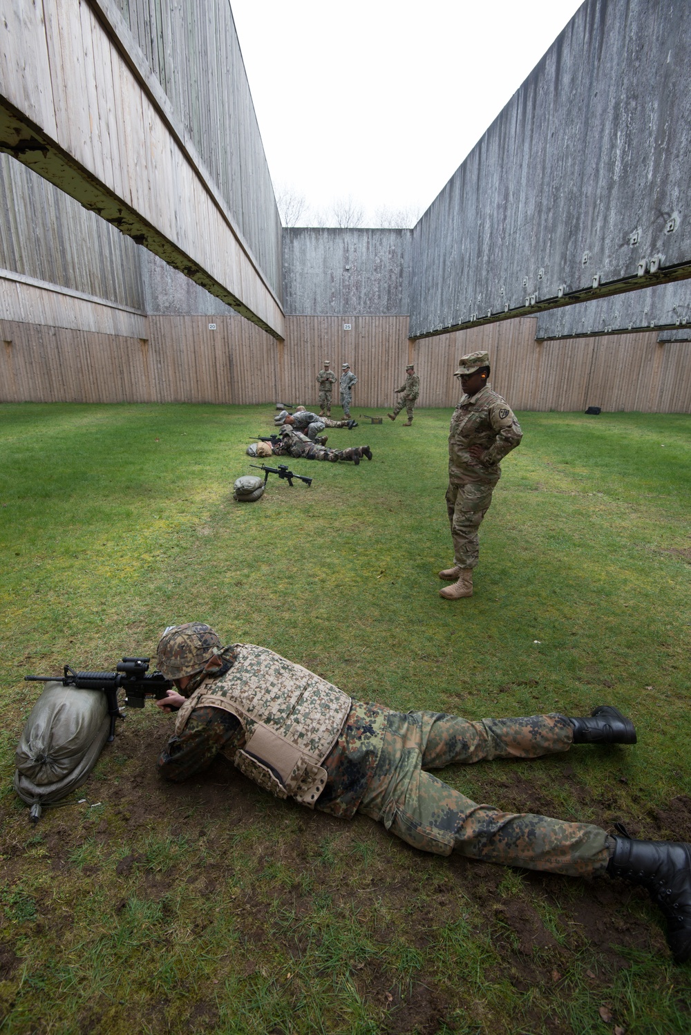 First Allied M4 qualification on Dutch range