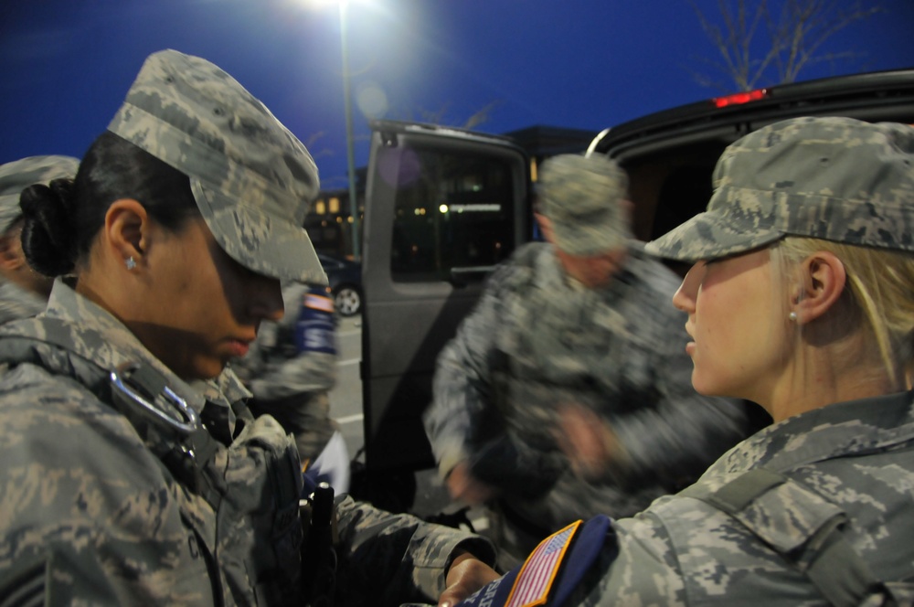 The 104th Fighter Wing Security Forces Serve and Protect at the 120th Boston Marathon