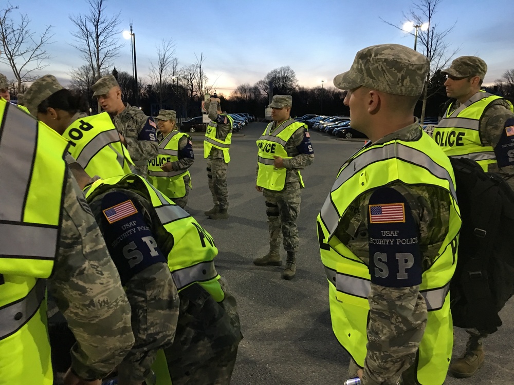 The 104th Fighter Wing Security Forces Serve and Protect at the 120th Boston Marathon