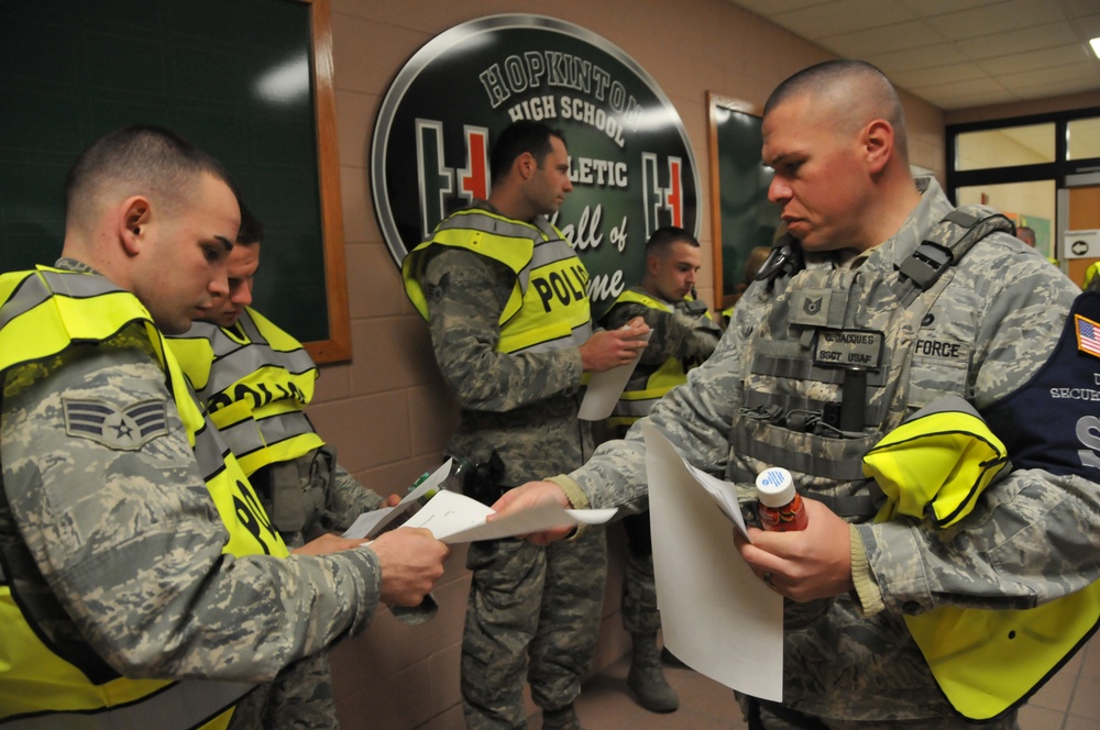 The 104th Fighter Wing Security Forces Serve and Protect at the 120th Boston Marathon