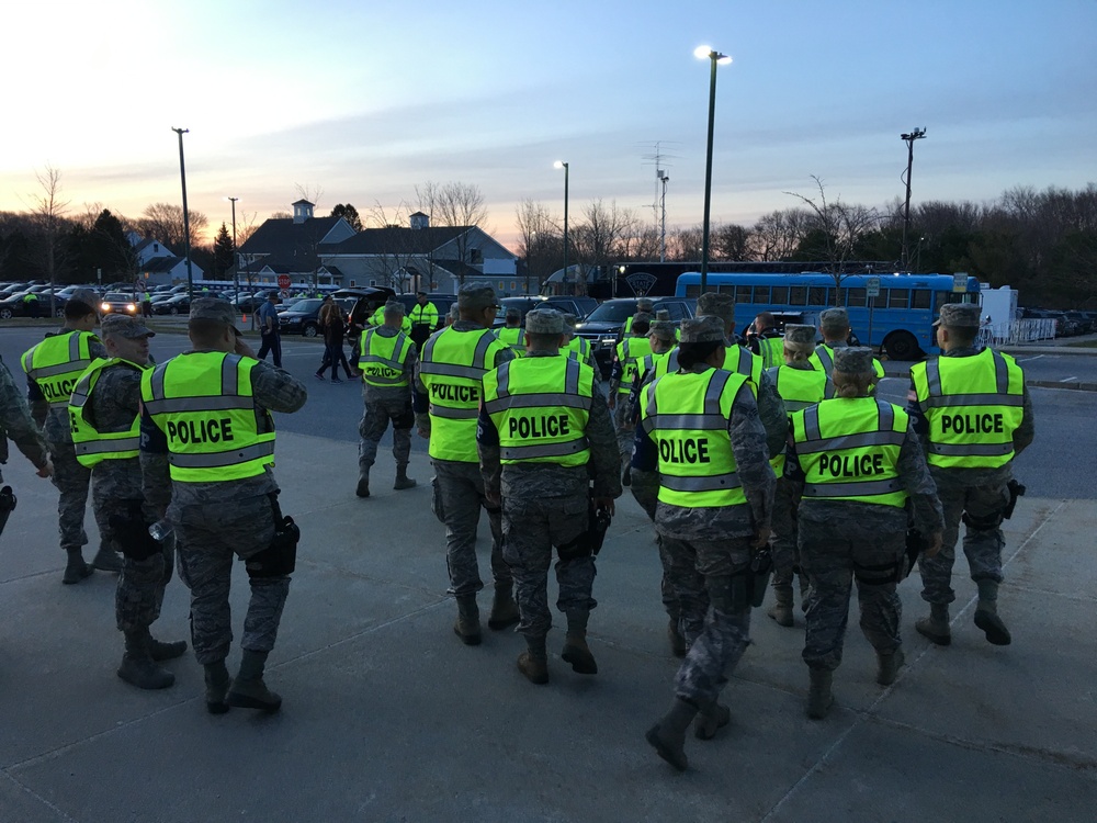 The 104th Fighter Wing Security Forces Serve and Protect at the 120th Boston Marathon