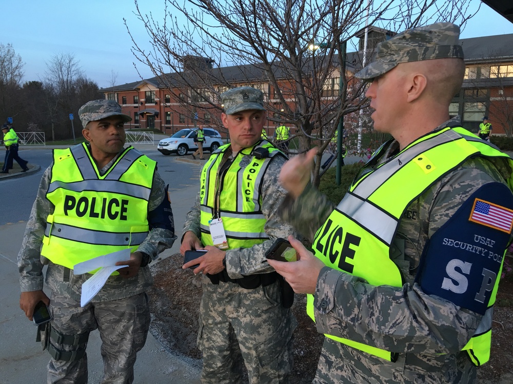 The 104th Fighter Wing Security Forces Serve and Protect at the 120th Boston Marathon