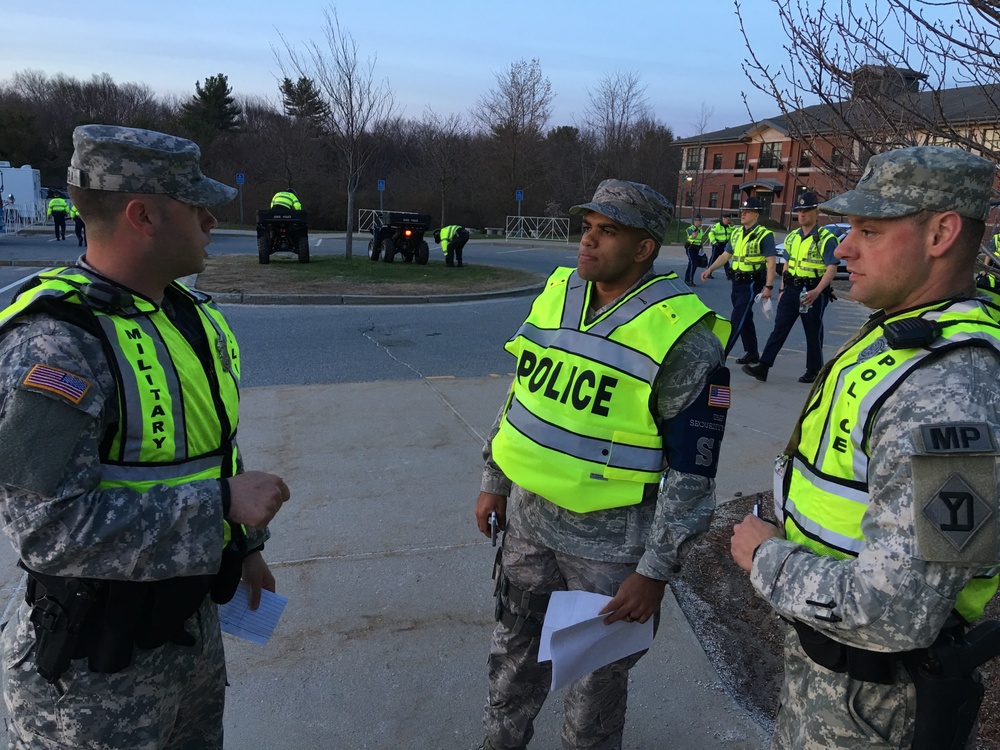 The 104th Fighter Wing Security Forces Serve and Protect at the 120th Boston Marathon