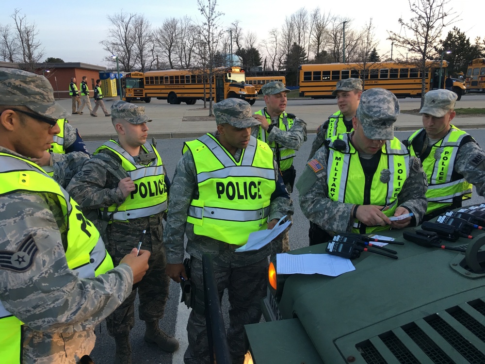 The 104th Fighter Wing Security Forces Serve and Protect at the 120th Boston Marathon