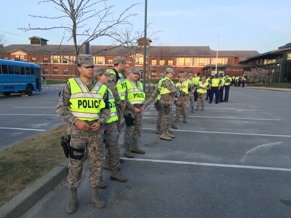 The 104th Fighter Wing Security Forces Serve and Protect at the 120th Boston Marathon