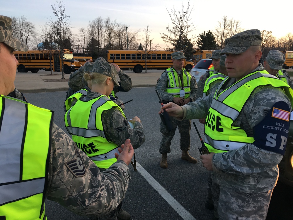 The 104th Fighter Wing Security Forces Serve and Protect at the 120th Boston Marathon