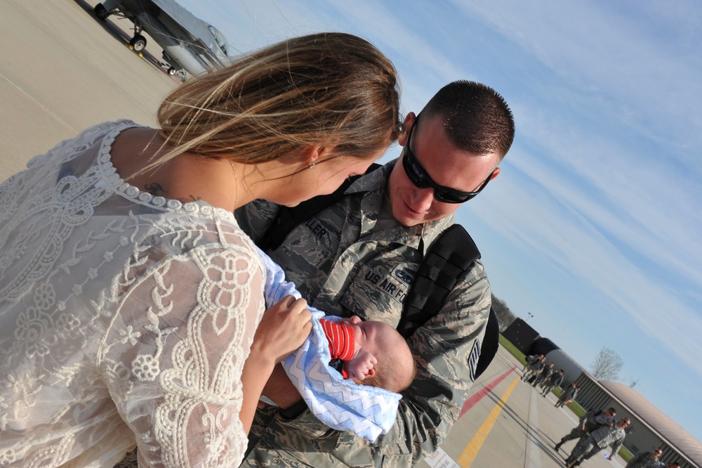 180th Fighter Wing Welcome Home Airmen