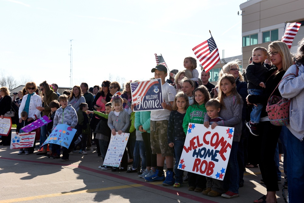180th Fighter Wing Airmen Return From Deployment