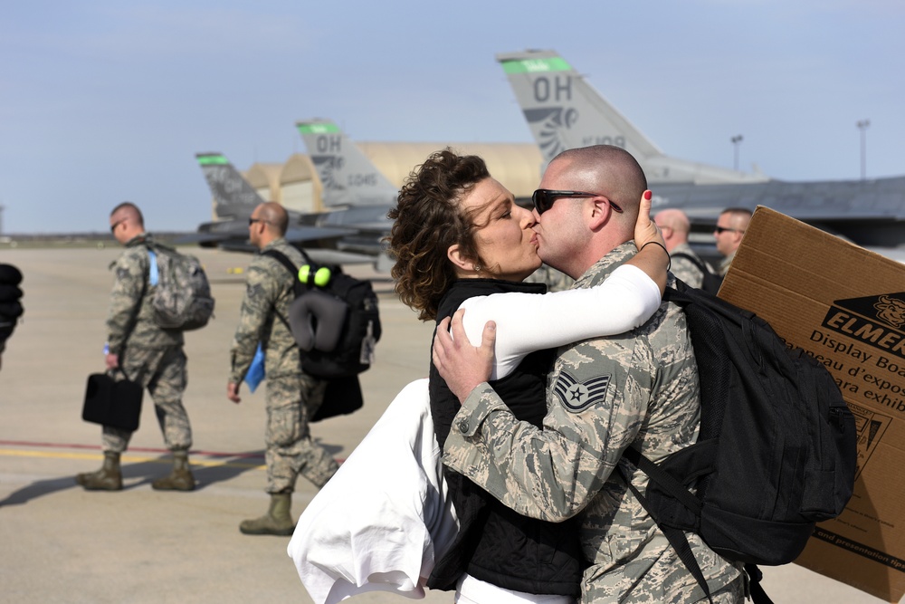 180th Fighter Wing Airmen Return From Deployment