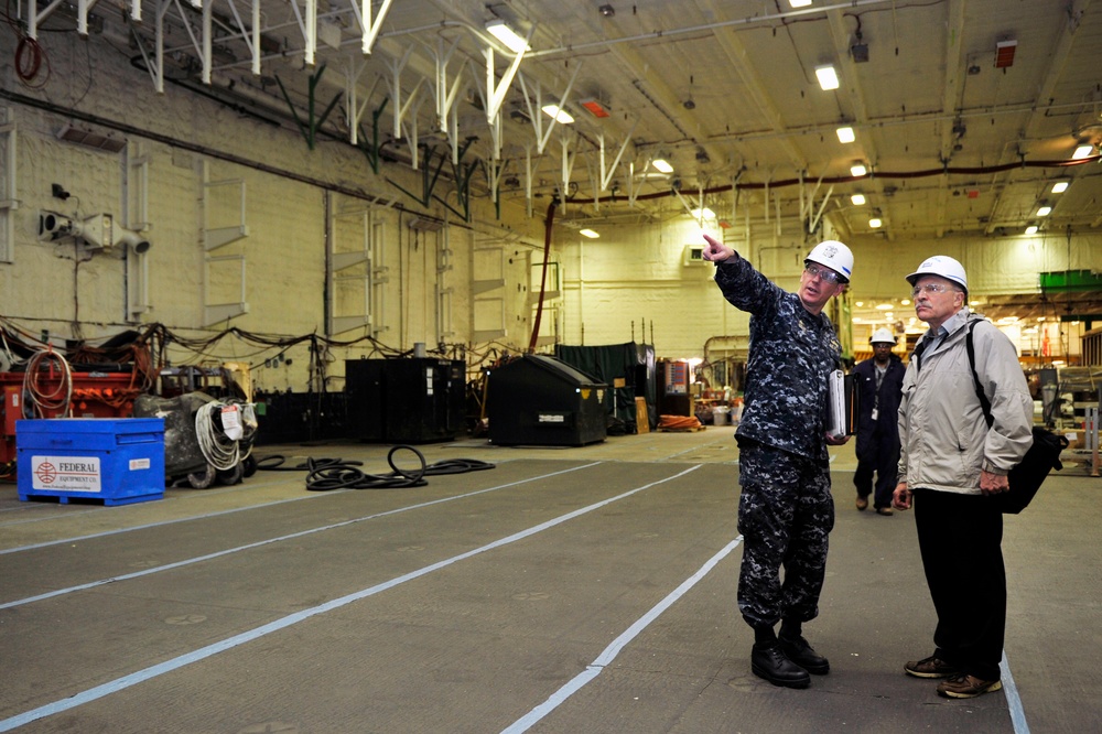 CVN 78 Development test and Evaluation tour