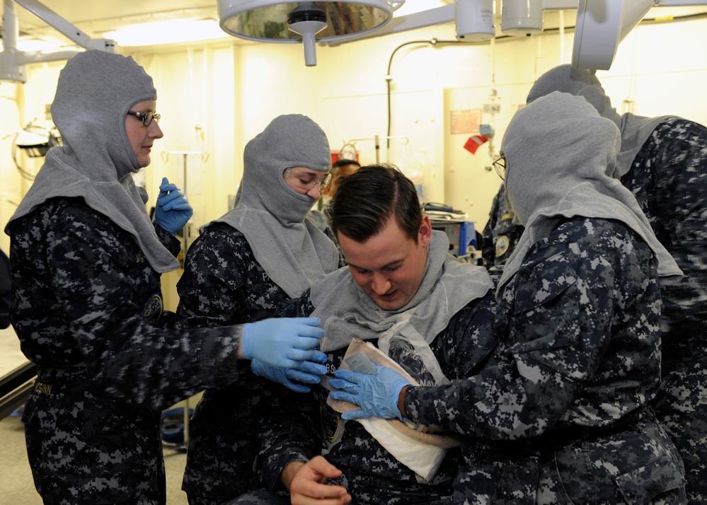 CVN 78 General Quarters Medical Training