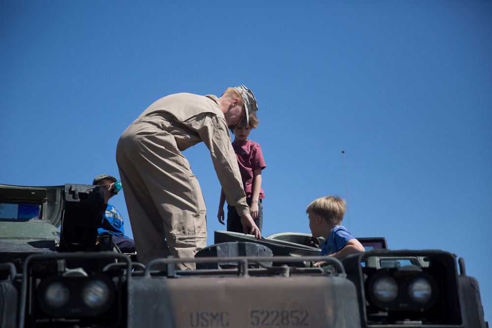 Combat Center supports car show, street fair