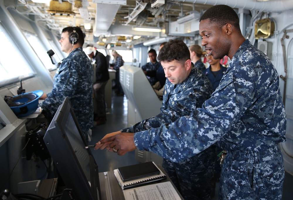 Ford Sailors conduct General Quarters drill