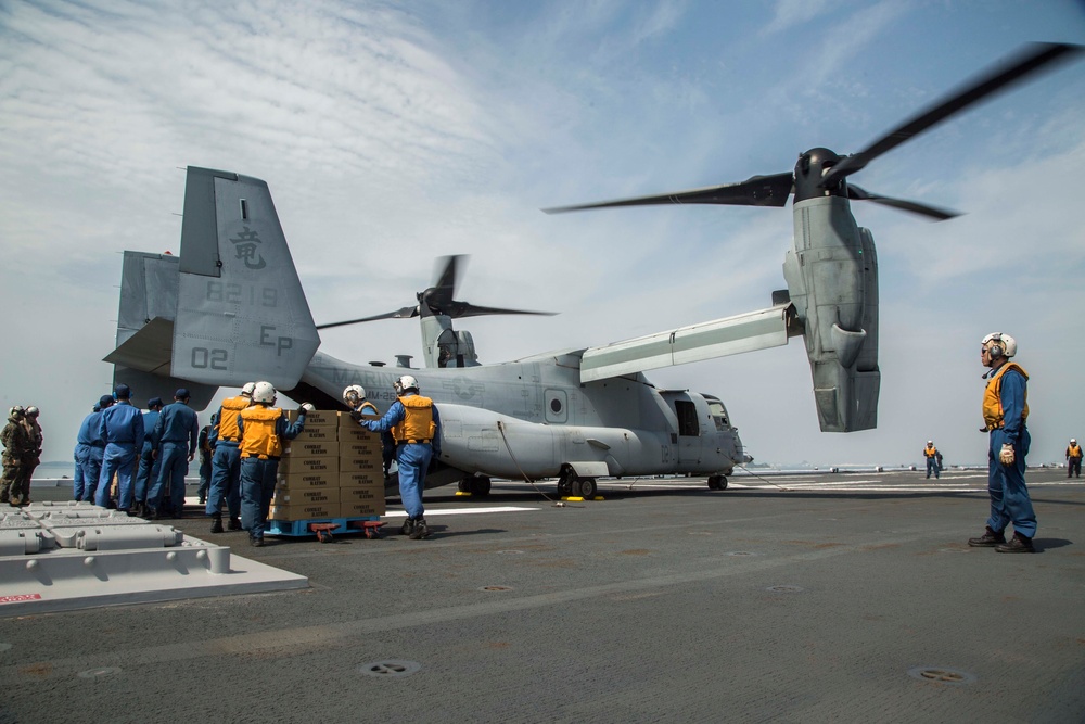 Marines step up relief support for Kyushu earthquake victims