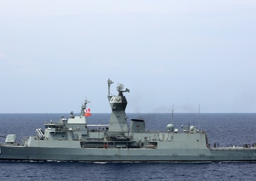 MSC's USNS Charles Drew Conducts Trilateral Replenishment At Sea