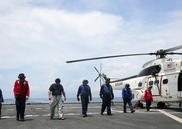 MSC's USNS Charles Drew Conduct’s Trilateral Replenishment-at-Sea