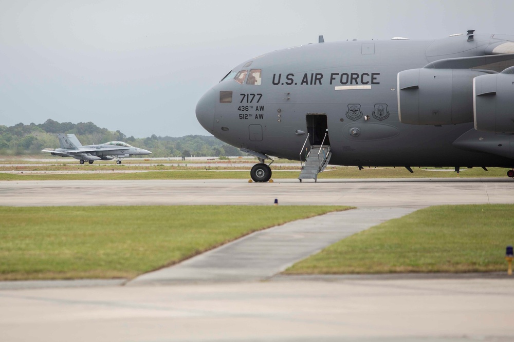 Air Force C-17's Visit MCAS Beaufort